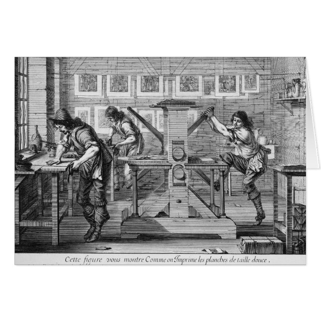 Franse drukpers, 1642 (Voorkant Horizontaal)