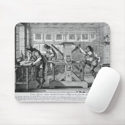 Franse drukpers, 1642 muismat (Met muis)