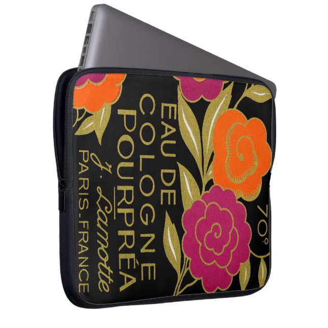 Franse Eau de Cologne Pourprea parfum 1920 Laptop Sleeve (Voorkant Rechts)