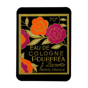 Franse Eau de Cologne Pourprea parfum 1920 Magneet