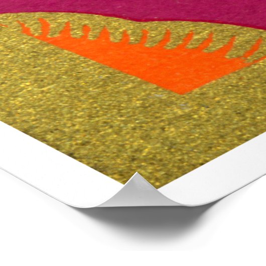 Franse Eau de Cologne Pourprea parfum 1920 Poster (Hoek)