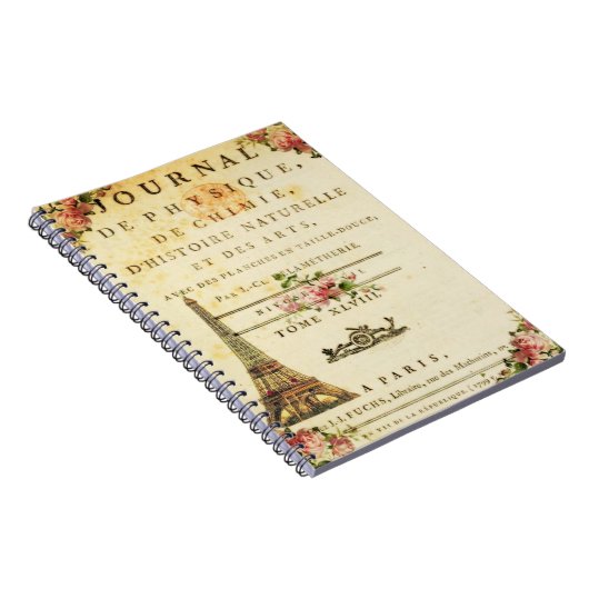Franse editie Eiffel Tower Journal-laptop Notitieboek (Rechterzijde)