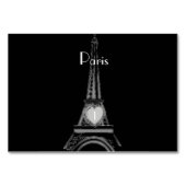 Franse Eiffel Tower Paris-tafelkaart Kaart (Achterkant)
