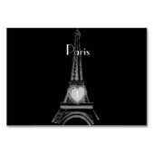 Franse Eiffel Tower Paris-tafelkaart Kaart (Voorkant)