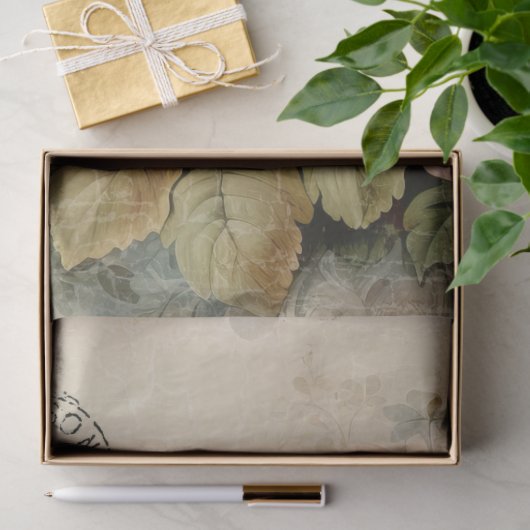 Franse Eiffeltoren Bloemen Roze Decoupage Tissuepapier (Geschenk)