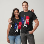 franse eiffeltoren in Parijs T-shirt (Unisex)