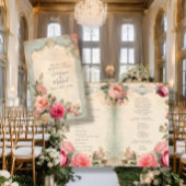 Franse Elegante Bloemen Vintage Trouwceremonie