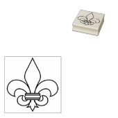 Franse embleem kunst stempel (Gestempeld)