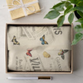 Franse en butterflies, ontkoppeling tissuepapier (Geschenk)