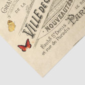Franse en butterflies, ontkoppeling tissuepapier (Detail)