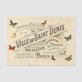 Franse en butterflies, ontkoppeling tissuepapier (Voorkant)