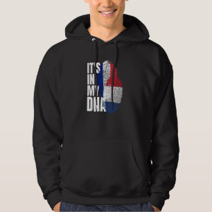 Franse en Nederlandse Mix DNA-werelderfgoedvlag Hoodie