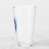 Franse engel Bastille Dag Gepersonaliseerd Glas (Links)