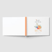 Franse  envelop met bloemen gastenboek (Volledig)