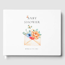 Franse envelop met bloemen