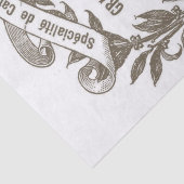 Franse Ephemera Épicerie Markt Keuken Decoupage Tissuepapier (Detail)