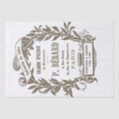 Franse Ephemera Épicerie Markt Keuken Decoupage Tissuepapier (Voorkant)