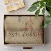 Franse Ephemera Hot Air Ballon Floral Decoupage T Tissuepapier (Geschenk)