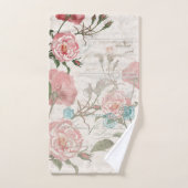 Franse Ephemera Passionflower Roos Bath Bad Handdoek (Handdoek)