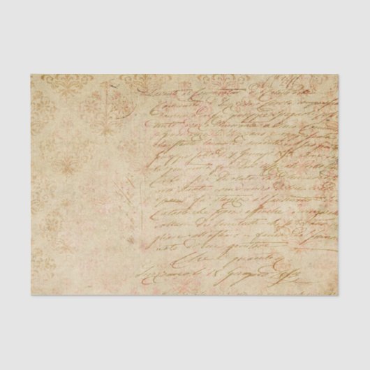  Franse Ephemera Tissuepapier (Voorkant)