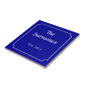 Franse familienaam tegeltje (Zijkant)