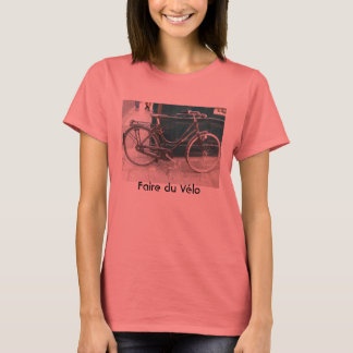 Franse fiets "Faire du Velo" T-shirt