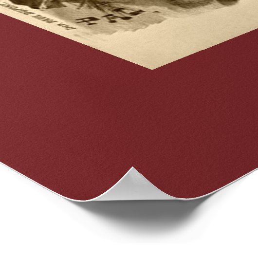  Franse fiets Poster (Hoek)