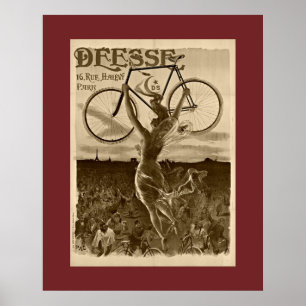 Franse fiets Poster