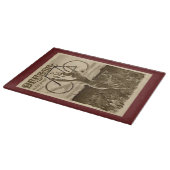 Franse fietsreclame Snijplank (Hoek)