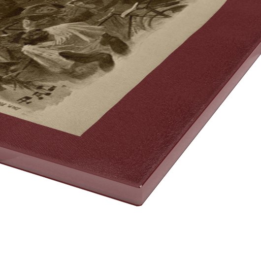 Franse fietsreclame Snijplank (Hoek)