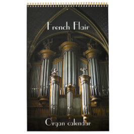Franse Flair - Organs of France kalender