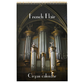 Franse Flair - Organs of France kalender