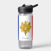 Franse fles, patriottische Franse vlag Waterfles (Links)