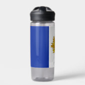 Franse fles, patriottische Franse vlag Waterfles (Voorkant)
