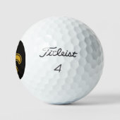 Franse Fleur De Lis Goud en Zwart Golfballen (Logo)