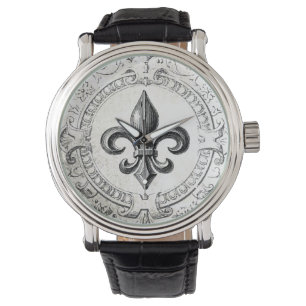  Franse fleur de lis horloge