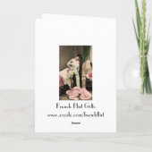 Franse Flirt - Beste Vrienden BFF voor altijd Kaart (Achterkant)