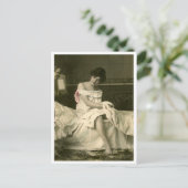 Franse Flirt -  Pinup Briefkaart (Staand voorkant)