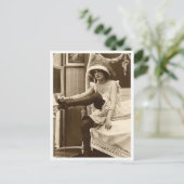Franse Flirt -  Pinup Briefkaart (Staand voorkant)
