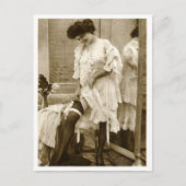 Franse Flirt -  Pinup Briefkaart (Voorkant)