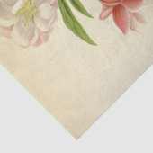  Franse Floral Ephemera ontkoppeling Roze Tissuepapier (Detail)