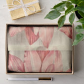  Franse Floral Ephemera ontkoppeling Roze Tissuepapier (Geschenk)