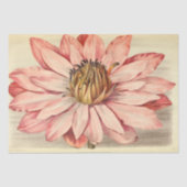  Franse Floral Ephemera ontkoppeling Roze Tissuepapier (Voorkant)