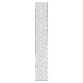 -Franse Floral Fantasy Toile-Black Lange Tafelloper (Voorkant)