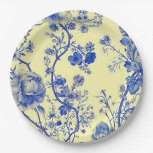Franse Floral Paper Borden Papieren Bordje