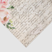  Franse Floral Rozen Oude Decoupage Tissuepapier (Detail)