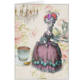 Franse florale Paris Tea Party Marie Antoinette (Voorkant)