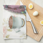 Franse florale Paris Tea Party Marie Antoinette Theedoek (Quarter Fold)