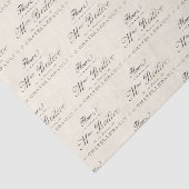 Franse  Florist Sign Tissuepapier (Detail)