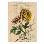  Franse "Flowers Digital Collage" (Voorkant)